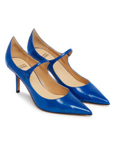 Decollete Mary Jane In Pelle Blu | PDP | Antonia