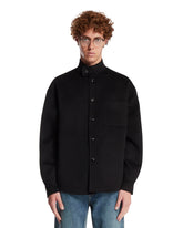Overshirt In Cashmere Nera | PDP | Antonia