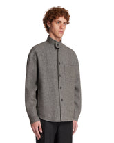 Overshirt In Cashmere Grigia | PDP | Antonia