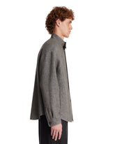 Overshirt In Cashmere Grigia | PDP | Antonia