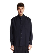 Blue Cashmere Shirt - GIORGIO ARMANI MEN | PLP | Antonia