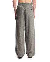 Pantaloni In Lana E Cashmere Grigi | PDP | Antonia