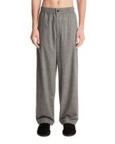 Pantaloni In Lana E Cashmere Grigi | PDP | Antonia