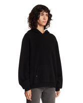 Black Cashmere Hooded Sweater | PDP | Antonia
