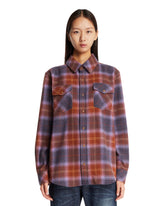 Vulcan Brown Tartan Cashmere Shirt | PDP | Antonia