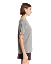 Gray Cashmere T-Shirt | PDP | Antonia