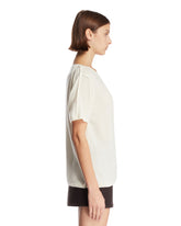 White Cashmere T-Shirt | PDP | Antonia