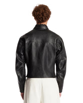 Black Leather Biker Jacket | PDP | Antonia