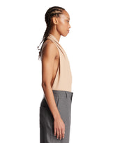 Body Con Scollo All'americana Beige | PDP | Antonia