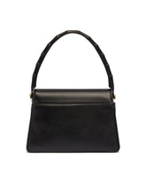 Black Medium Bamboo Vendetta Bag | PDP | Antonia