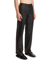 Black Coated Denim Trousers | PDP | Antonia