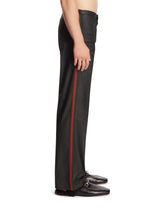 Black Coated Denim Trousers | PDP | Antonia