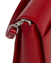 Red Horsebit Duomo Medium Top Handle Bag | PDP | Antonia