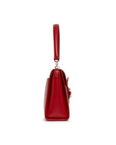 Red Horsebit Duomo Medium Top Handle Bag | PDP | Antonia