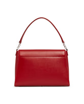 Red Horsebit Duomo Medium Top Handle Bag | PDP | Antonia