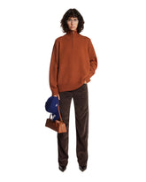 Brown Half-Zip Sweater | PDP | Antonia