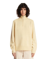 Maglione a Mezza Zip Giallo | PDP | Antonia