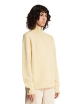 Maglione a Mezza Zip Giallo | PDP | Antonia