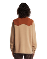 Beige Western Button-Down Shirt | PDP | Antonia