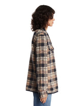 Beige Plaid Workwear Shirt | PDP | Antonia