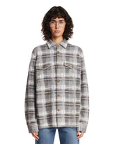 Gray Plaid Workwear Shirt | PDP | Antonia