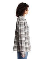 Gray Plaid Workwear Shirt | PDP | Antonia