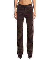Jeans Weekender A Costine Marroni | PDP | Antonia