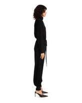 Blue Flight Suit Cashmere Jumpsuit | PDP | Antonia
