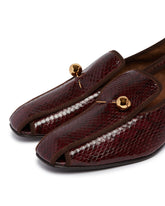 Burgundy Leather Showtime Pumps | PDP | Antonia
