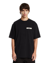T-shirt Nera Le T-shirt Gros Grain | PDP | Antonia