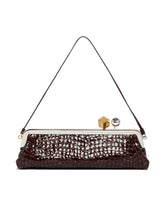 Brown Leather Salon Clutch | PDP | Antonia