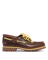 Jacquemus x Timberland Brown Boat Shoes | PDP | Antonia