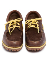 Jacquemus x Timberland Brown Boat Shoes | PDP | Antonia
