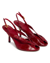 Slingback Poisson In Pelle Rosse | PDP | Antonia