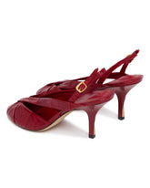 Slingback Poisson In Pelle Rosse | PDP | Antonia
