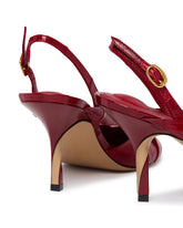 Slingback Poisson In Pelle Rosse | PDP | Antonia