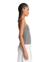 Gray Wool Top | PDP | Antonia