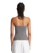 Gray Wool Top | PDP | Antonia