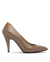 Beige Pointed-Toe Pumps | PDP | Antonia