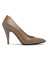 Beige Pointed-Toe Pumps | PDP | Antonia