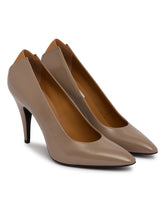 Beige Pointed-Toe Pumps | PDP | Antonia
