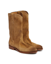 Brown Suede Boots | PDP | Antonia