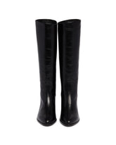 Black Leather Den Boots | PDP | Antonia