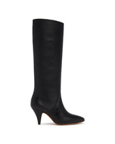Black Leather Haze Boots | PDP | Antonia