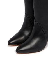 Black Leather Haze Boots | PDP | Antonia