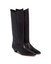 Black Romy Leather Boots | PDP | Antonia