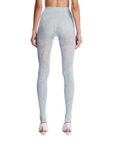Leggings Damascati Azzurri | PDP | Antonia