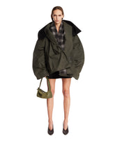 Green Oversized Merritt Down Jacket | PDP | Antonia