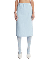 Gonna Midi In Jacquard Azzurra - JULIE KEGELS WOMEN | PLP | Antonia