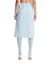 Gonna Midi In Jacquard Azzurra | PDP | Antonia